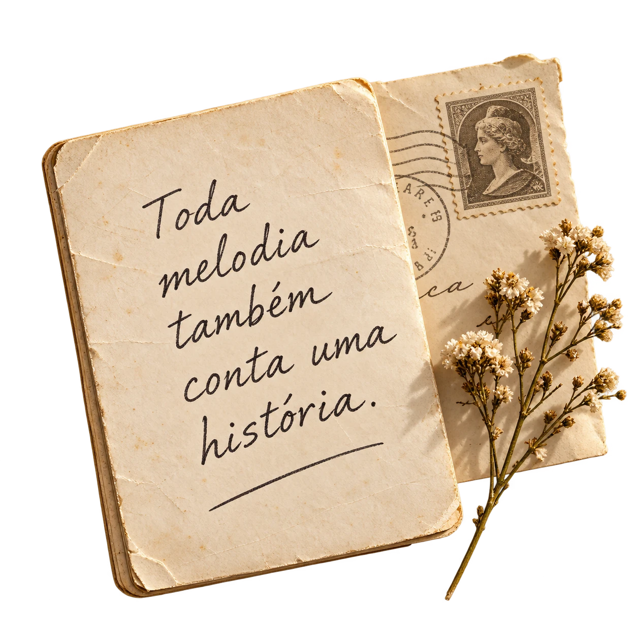 Carta antiga: Toda melodia também conta uma história